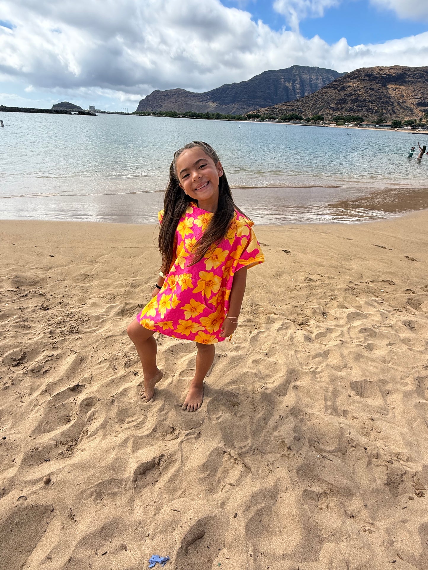 Pink Lemonade 'Ilima Keiki Hooded Towel♡