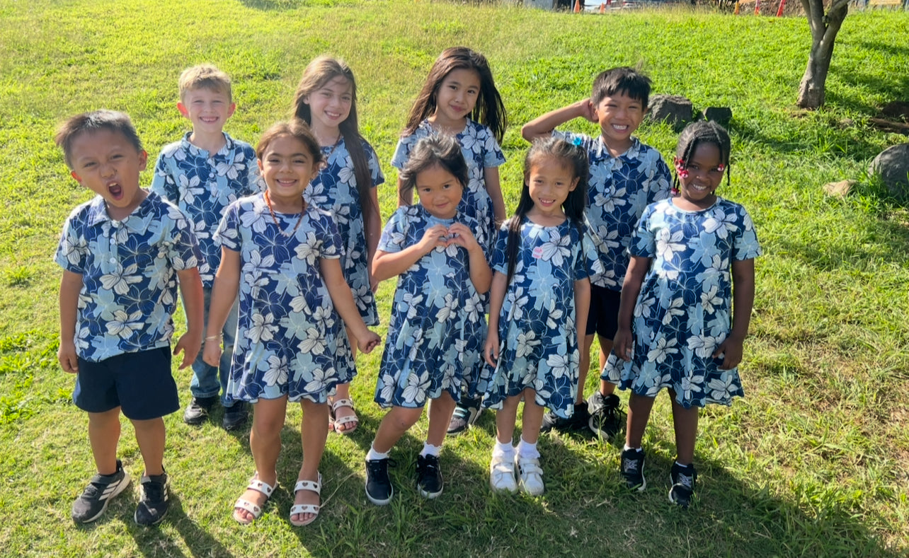 PRE-ORDER◡̈ Keiki Kāne Shirt—♡ Kāneʻohe Blues