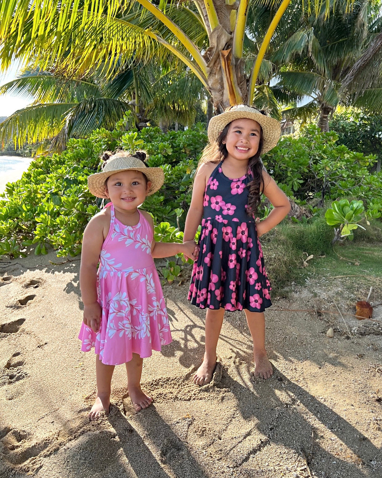 Hali’a Dress—Pink Plumeria♡