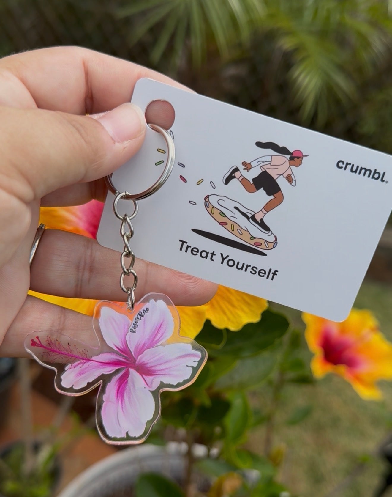 Hibiscus Keychain♡
