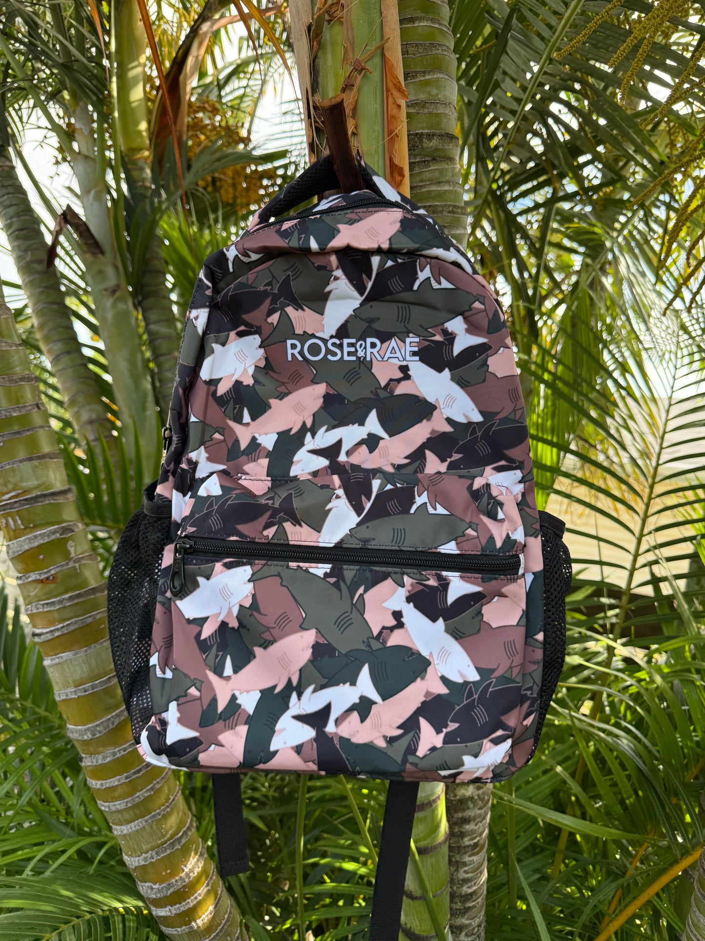 Camo Shark Waterproof Backpack♡