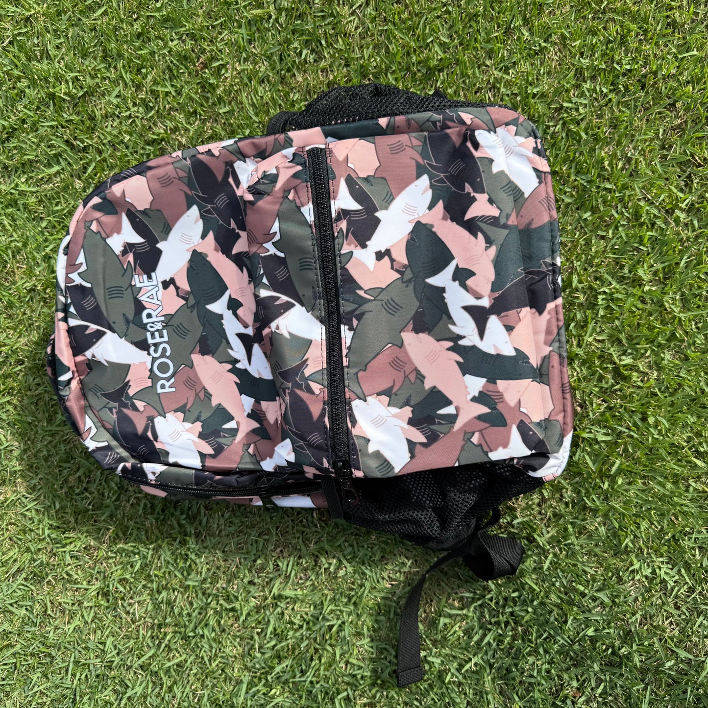 Camo Shark Waterproof Backpack♡