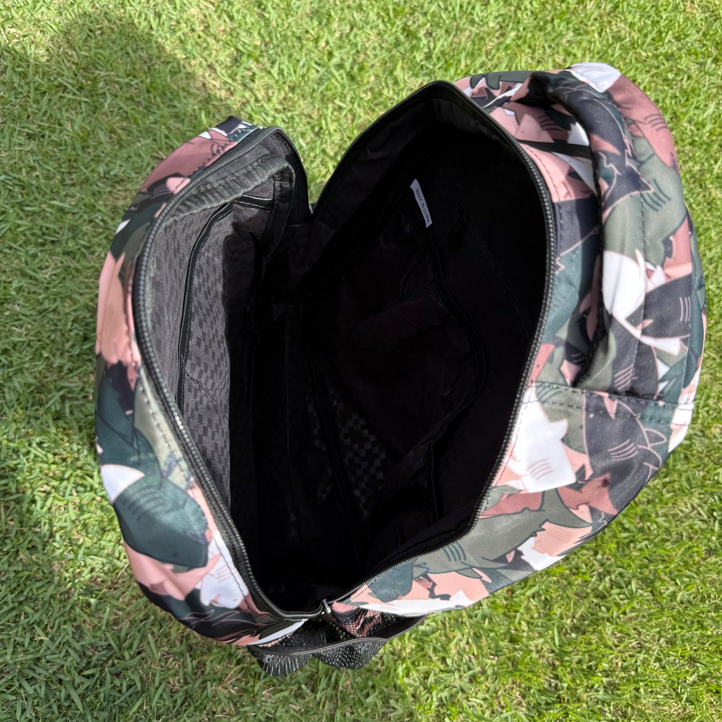 Camo Shark Waterproof Backpack♡