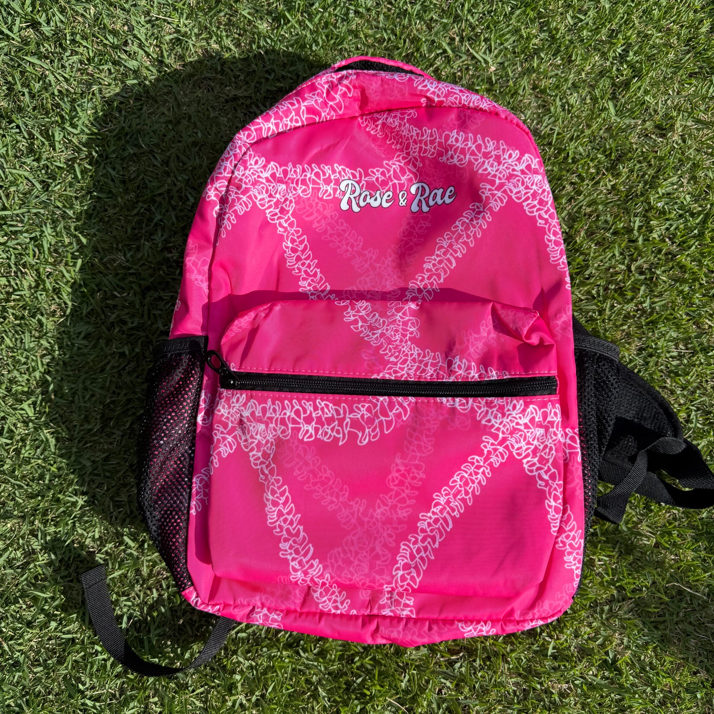 Pink Puakenikeni Waterproof Backpack♡