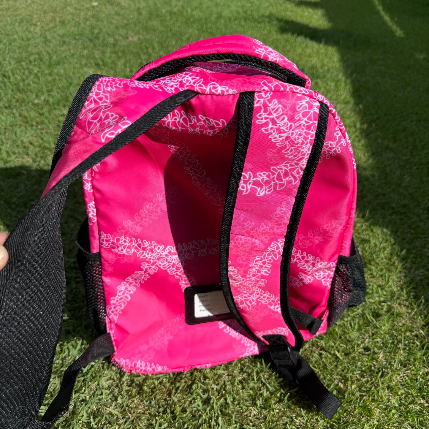 Pink Puakenikeni Waterproof Backpack♡