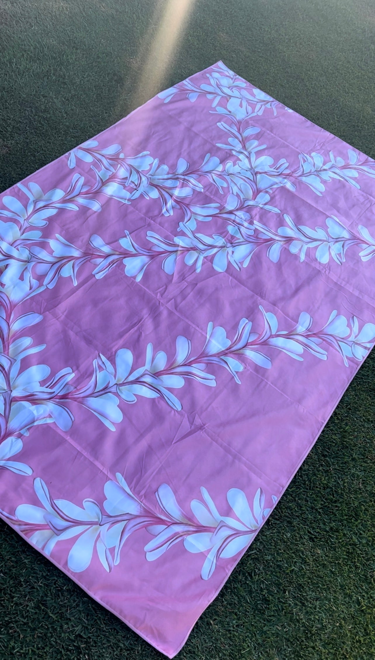 Pink Plumeria/Anthurium Towel♡