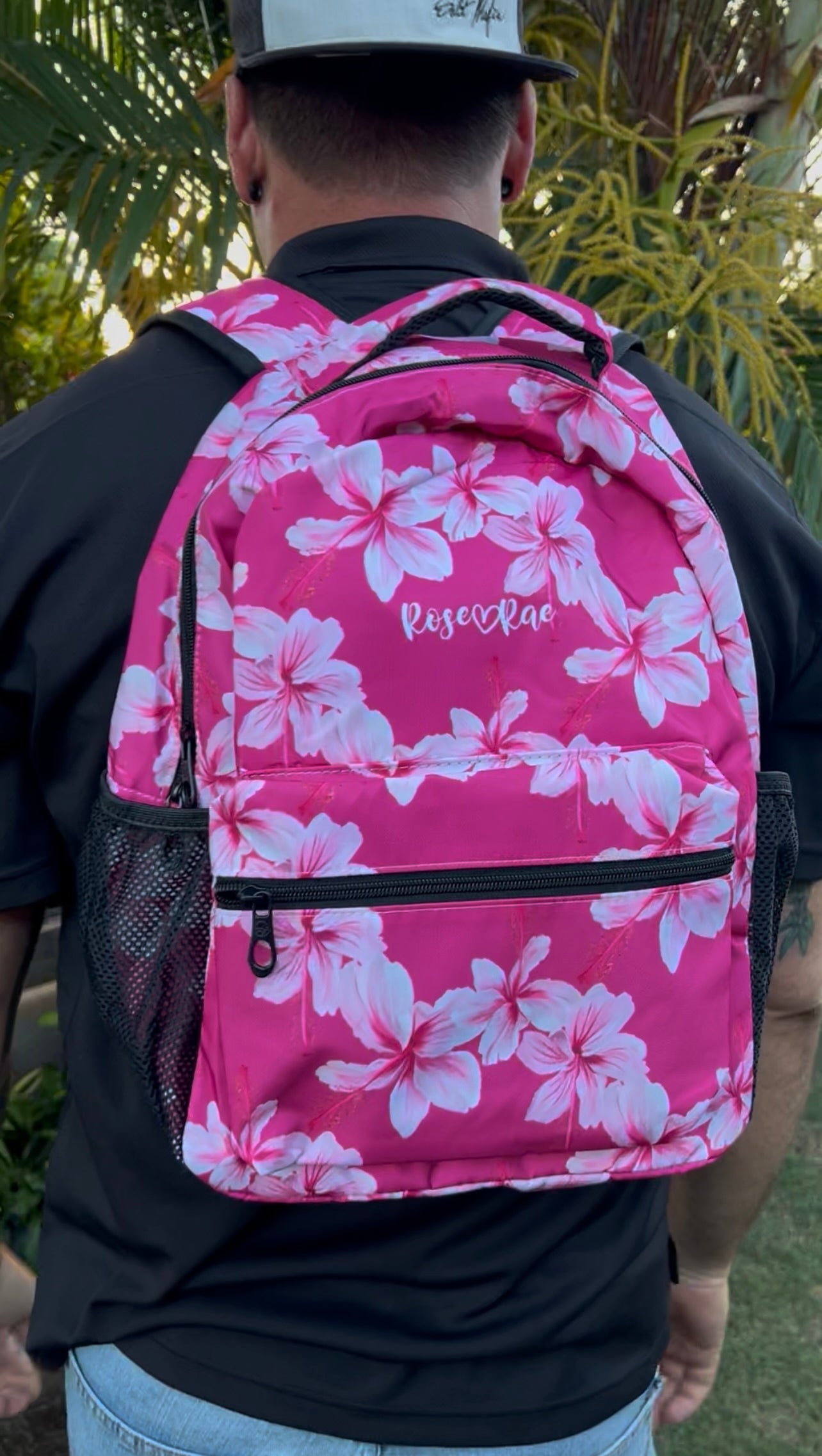 Pink Leina'ala Waterproof Backpack♡