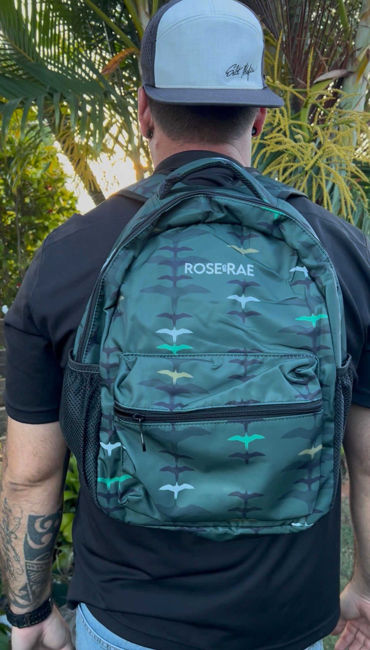 Green 'Iwa Waterproof Backpack♡
