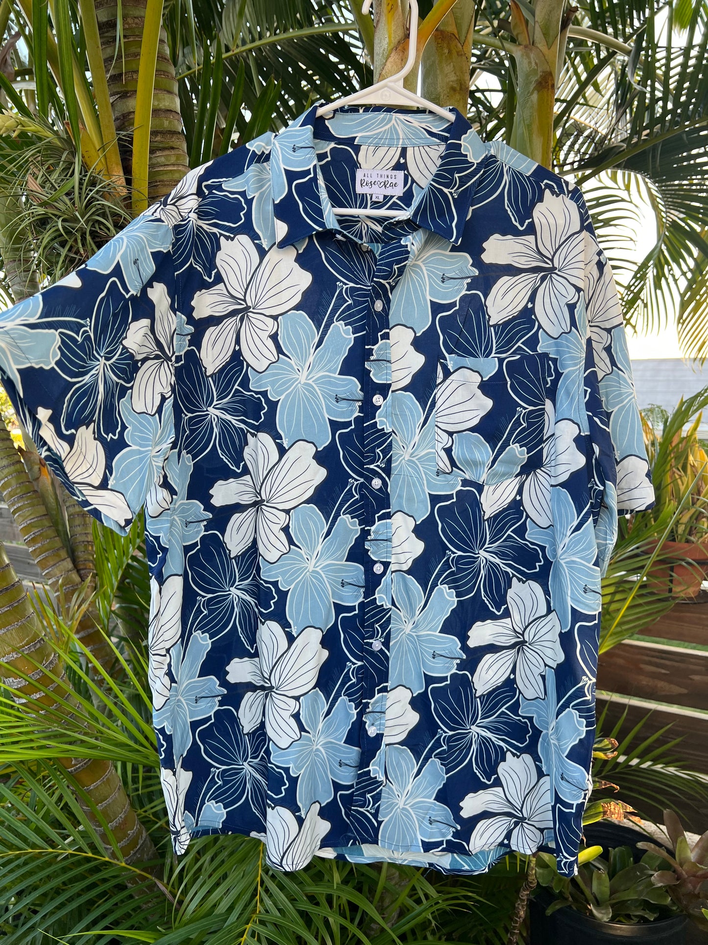 Kāne’ohe Blues Aloha Shirt♡