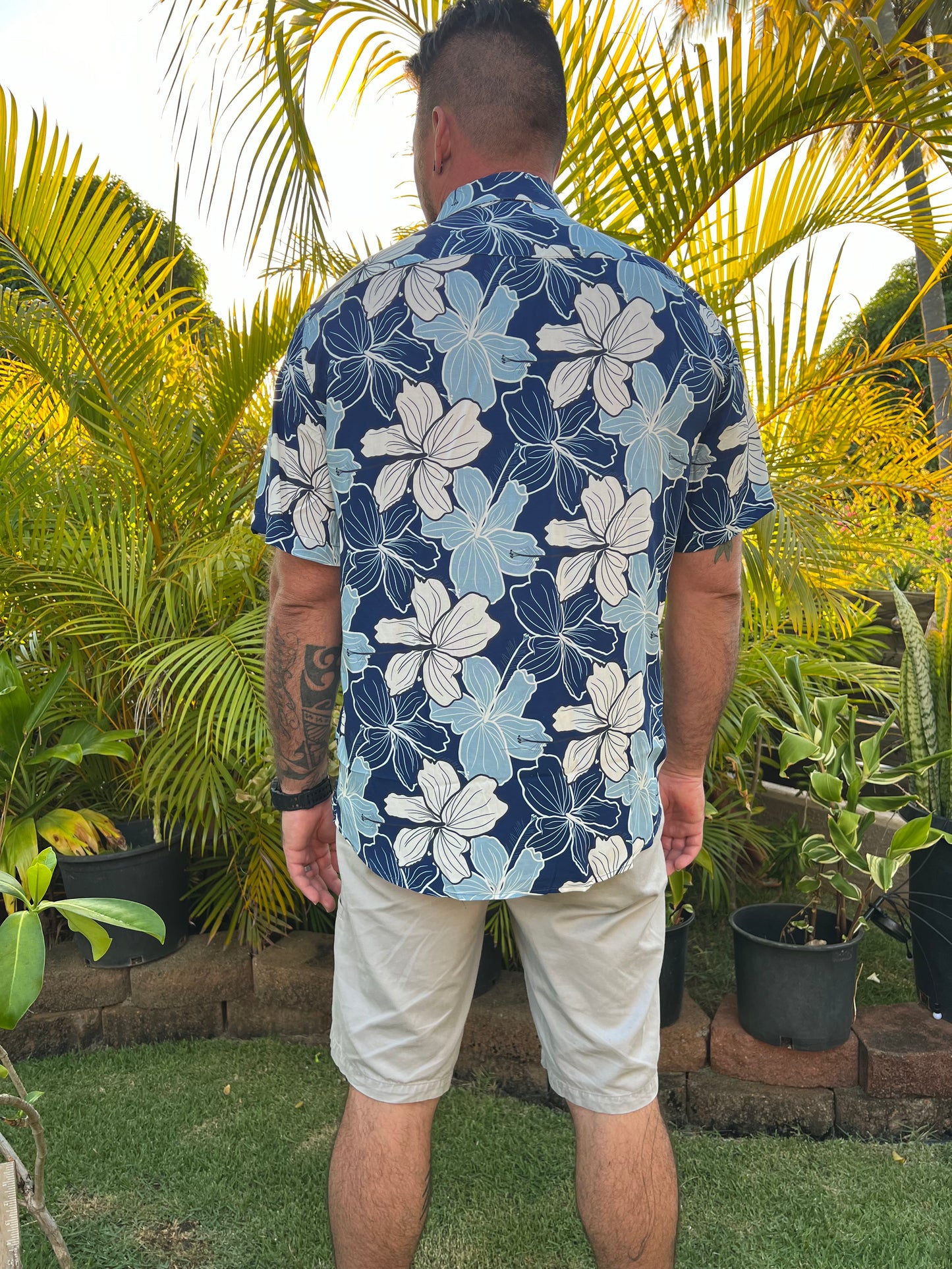 Kāne’ohe Blues Aloha Shirt♡