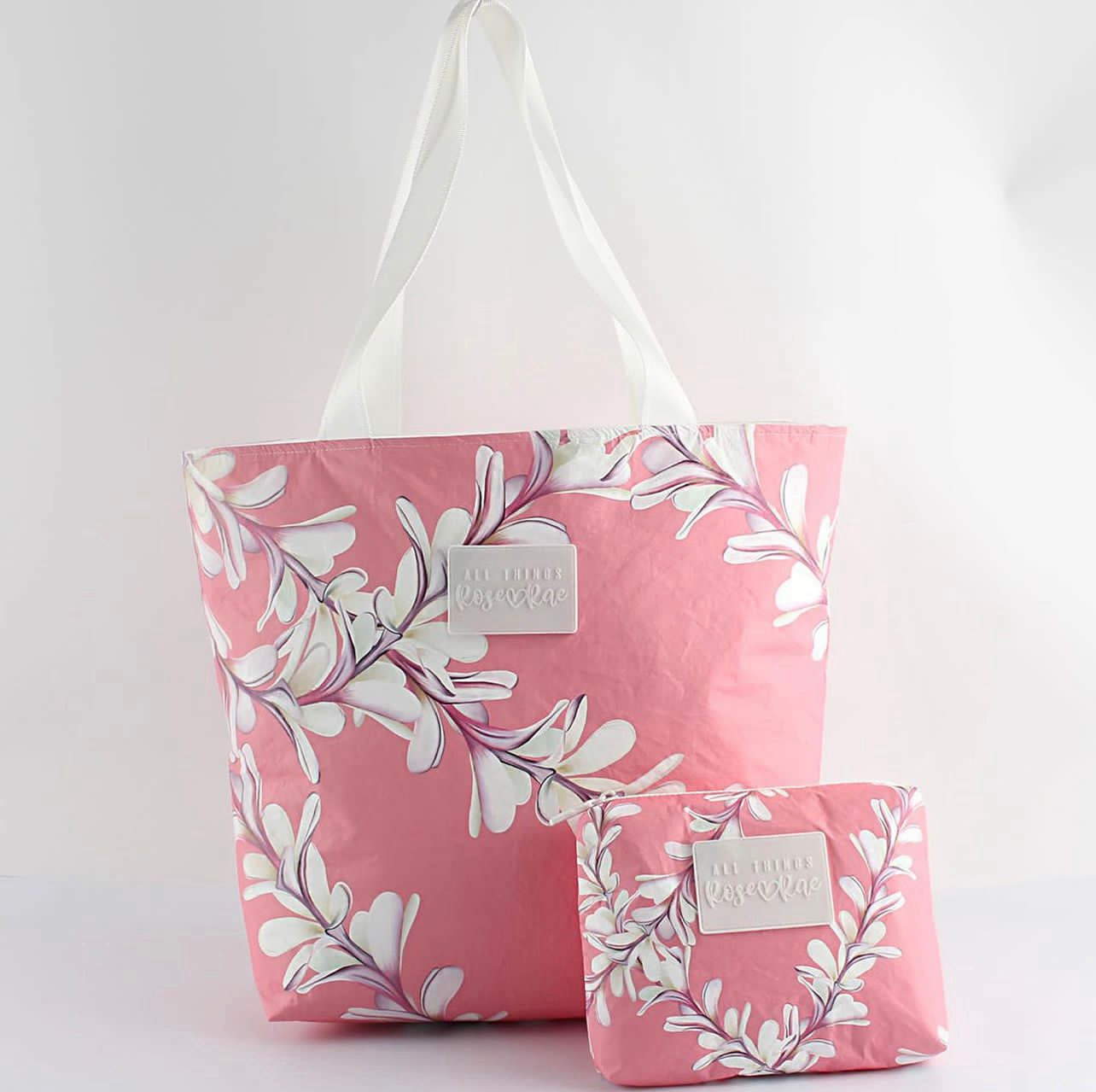 Plumeria Splash Resistant Tote♡