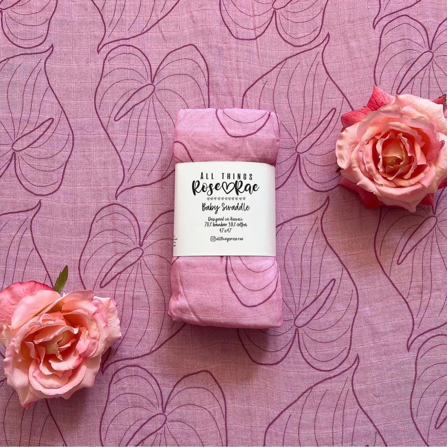 Pink Anthurium Swaddle♡